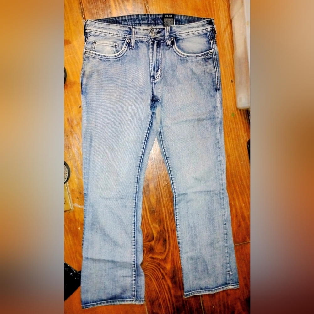 Buffalo David Bitton Men's Light Wash Jeans